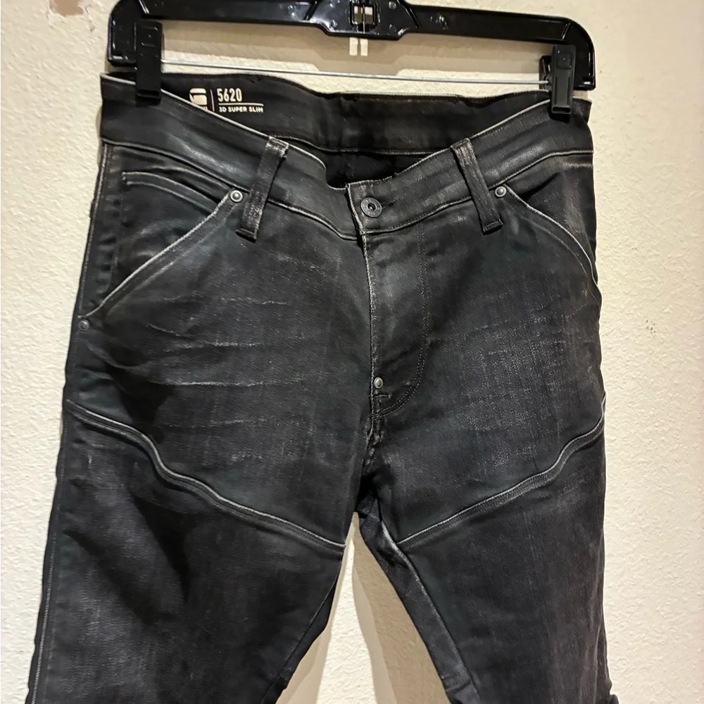 G-Star Raw 5620 3D Super Slim Jean 31 X 32 Charcoal Streetwear Skinny